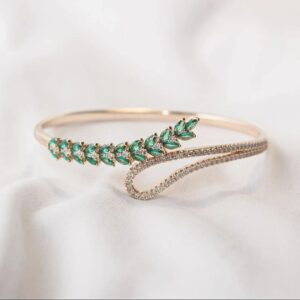 Brazalete de ramitas verdes