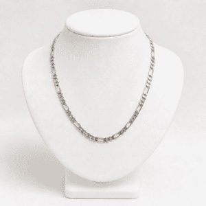 Collar tipo cartier plateado