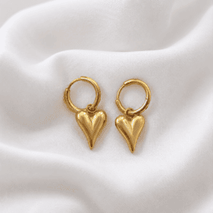 Aretes colgantes de acero